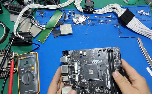 华容华硕电脑主板维修